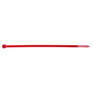 Red Nylon 6.6 Cable Ties – 200 x 4.8mm Pack Qty 100