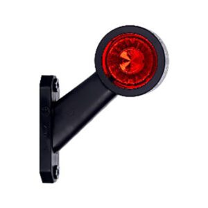 RH Red/White LED Short Oblique Outline Marker Lamp – 12/24V Pack Qty 1
