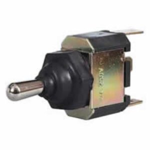 Splashproof 3 Way Momentary On/Off/Momentary On Toggle Switch – 10A at 28V Pack Qty 1