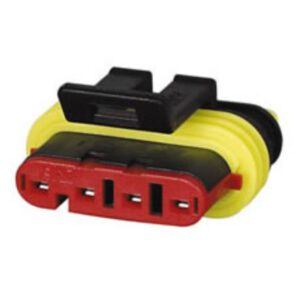 Superseal 1.50mm Female Receptacle Housing – 4 Way Pack Qty 1