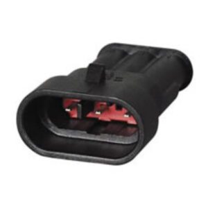 Superseal 1.50mm Male Blade Housing – 3 Way Pack Qty 1