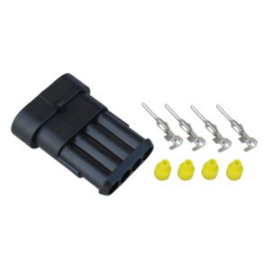 Superseal 1.50mm Male Blade Housing – 4 Way Pack Qty 1