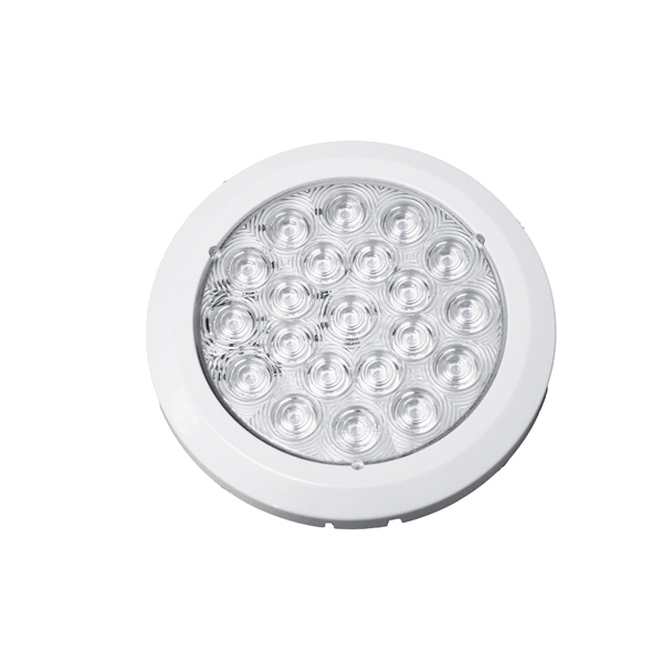 White LED Roof Lamp - IP67 - 12/24V Pack Qty 1