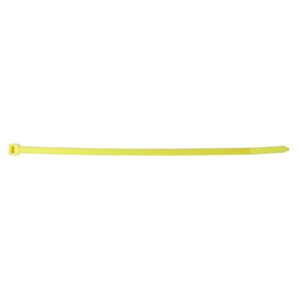 Yellow Nylon 6.6 Cable Ties – 200 x 4.8mm Pack Qty 100