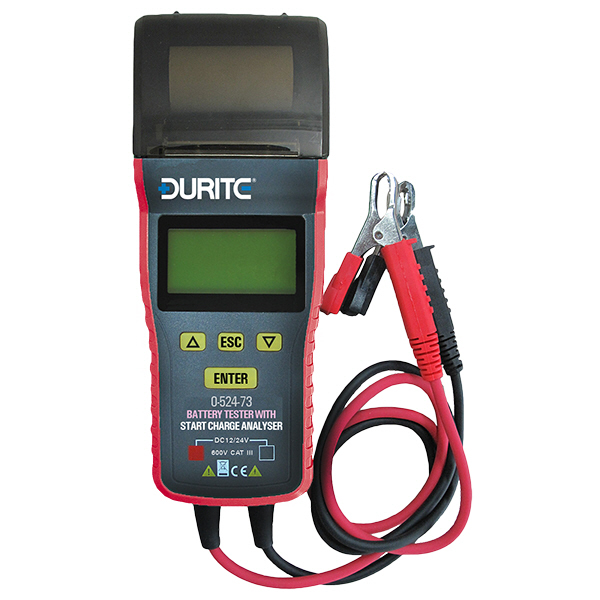 12/24V Battery Tester With Start Charge Analyzer Pack Qty 1
