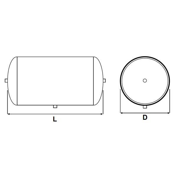 Steel Strap Mounted Tanks 37ltr