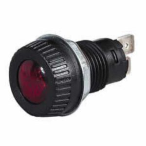 Red Oil Pressure Warning Light for 17mm diameter hole – Requires 9mm BA9s Bulb Maximum 2W Pack Qty 1