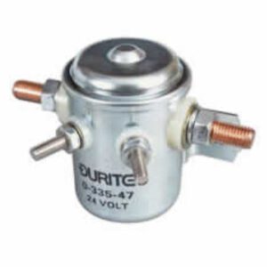 Bulkhead Make and Break Solenoid – 50A Intermittent at 24V Pack Qty 1
