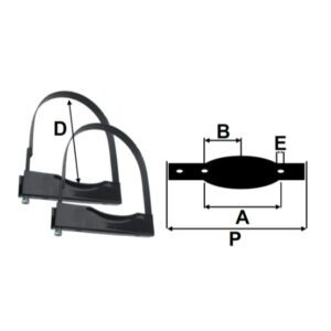 Strap & Saddle Kit for 246mm Air Tank