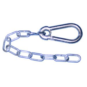 Dog Clip and Chain 3″