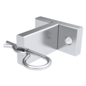 Metal Beam Holder For 1 Foldable Wheel Chock