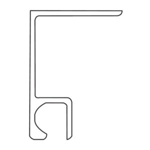 Mounting rail extended for fixing to underside of vehicle body 50mm x 4000mm