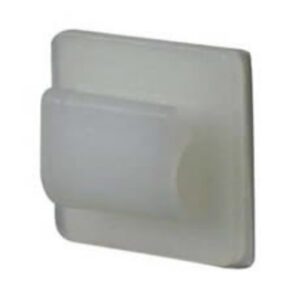 Adhesive Nylon Cable Clips for Cable 3-5mm diameter – 19 x 19mm Pack Qty 25