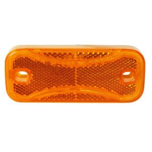 Amber LED Side Marker With Reflex Reflector And Flying Leads – 12/24V Pack Qty 1