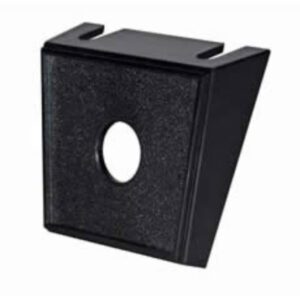 Single Switch Panel - Black Plastic