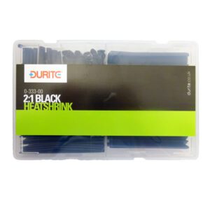 Assorted 2:1 Black Heatshrink Pack Qty 1
