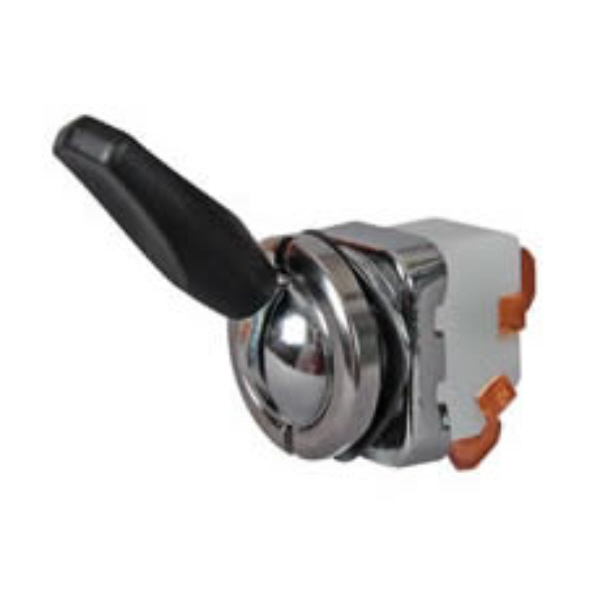On/Off Toggle Switch with Plastic Paddle Lever - 5A at 12V Pack Qty 1