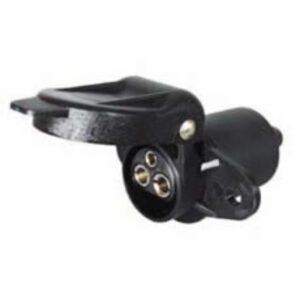 3 Pin Plastic Non-Reversable Socket – 12V Pack Qty 1