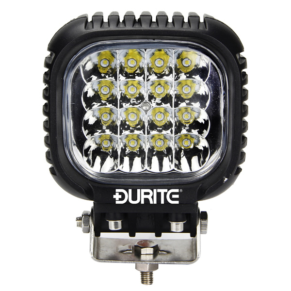 16 x 3W CREE LED Spot Lamp - Black, 10-30V 3800lm, IP67 Pack Qty 1