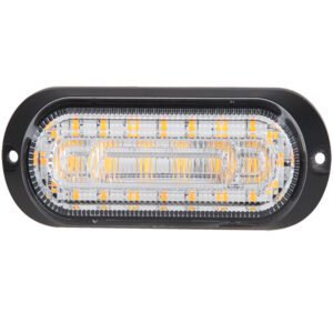R10 R65 High Intensity 6 Amber LED Warning Light With Direction Indicator – 12/24V Pack Qty 1