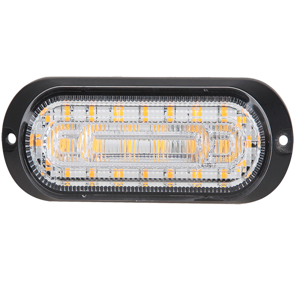 R10 R65 High Intensity 6 Amber LED Warning Light With Direction Indicator - 12/24V Pack Qty 1