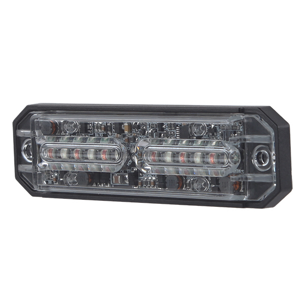R65 High Intensity 6 Amber LED Warning Light Pack Qty 1