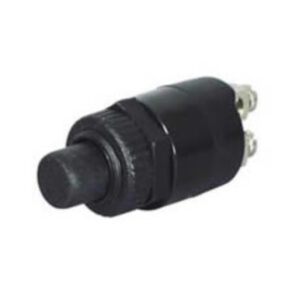 Black Momentary On Push Switch – 10A at 12V Pack Qty 1