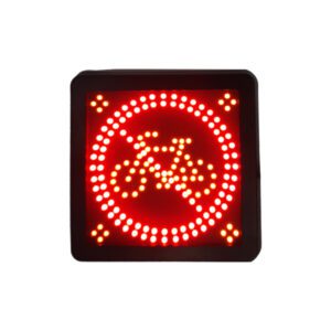 LED Cycle Warning Sign – 12/24V Pack Qty 1