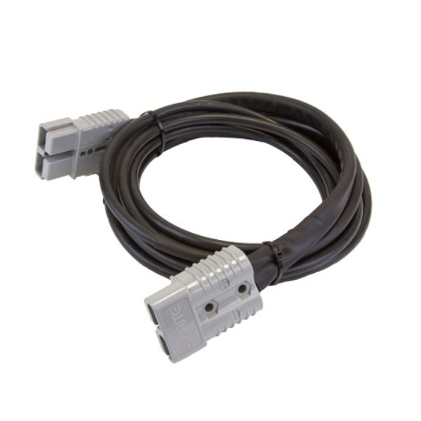 2m x 35mm2 Plain Power Cable 240A With Grey High Current Connectors 175A Pack Qty 1