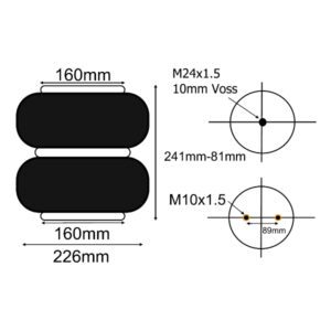 Air Spring – Mercedes Actros MP2 A9423205821